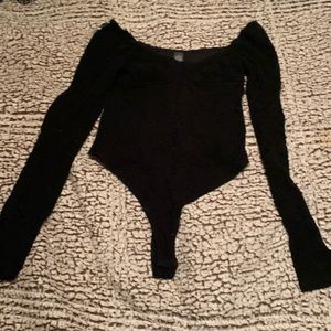Wild Fable Target Corset Women’s Body Suit Black Velvet